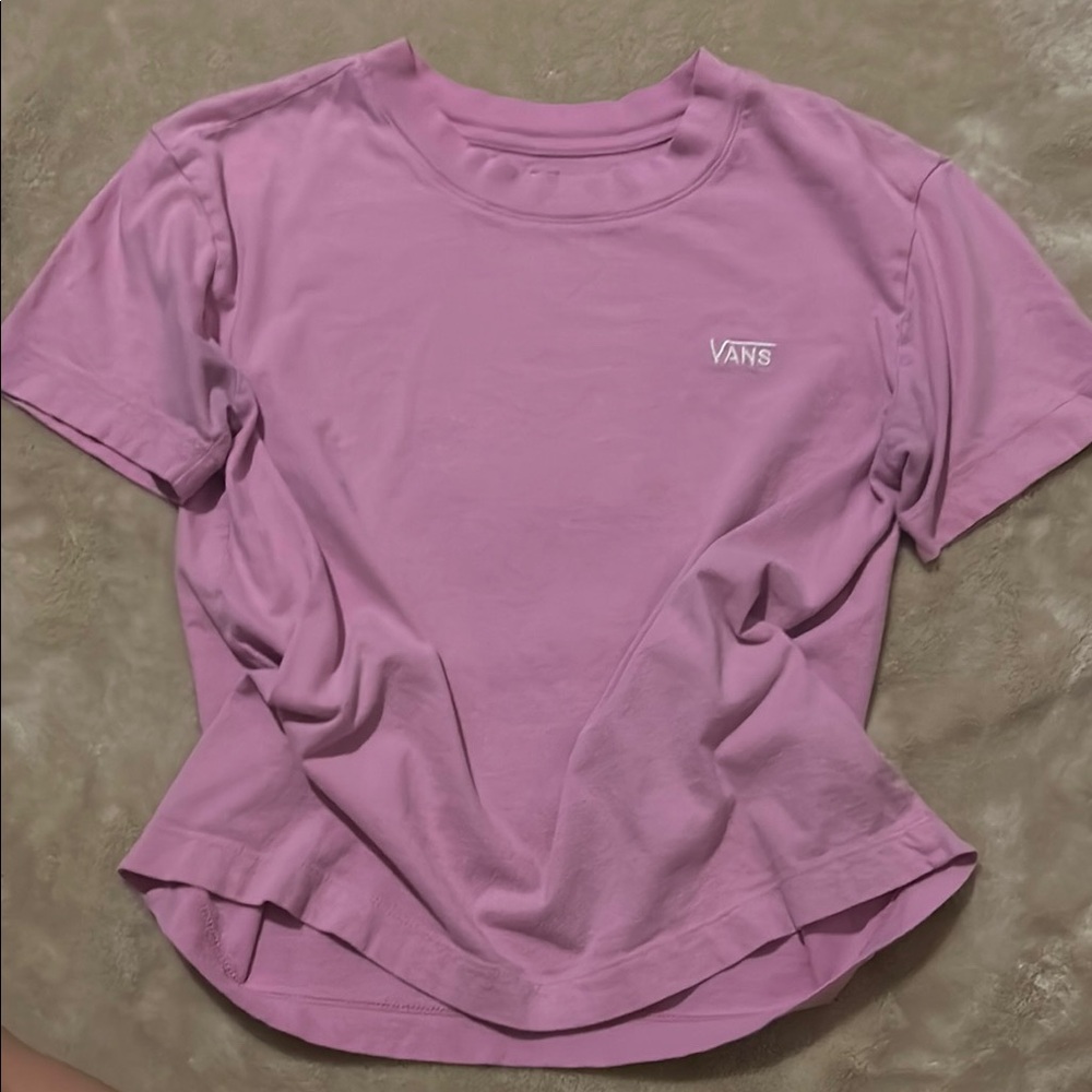 Vans Women's Pink T-Shirt